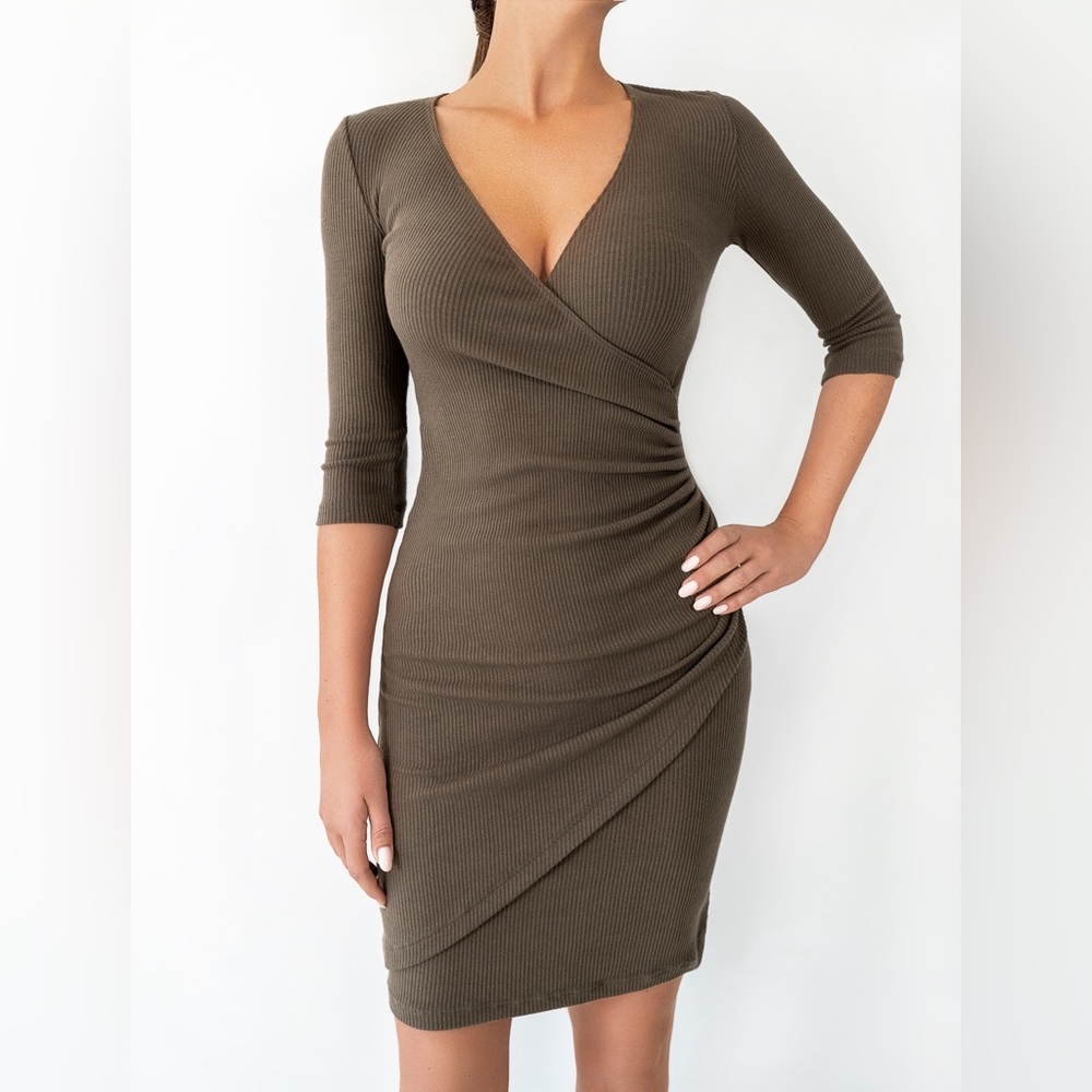 Stretch cotton women dress